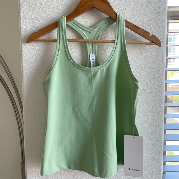 Lululemon Creamy Mint Cool Racerback Short Tank Top *Nulu - Picture 1 of 6